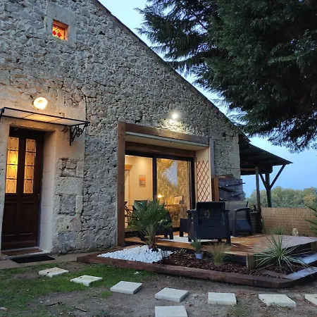Romantic With Private Hot Tub Near Saint-emilion בית נופש *